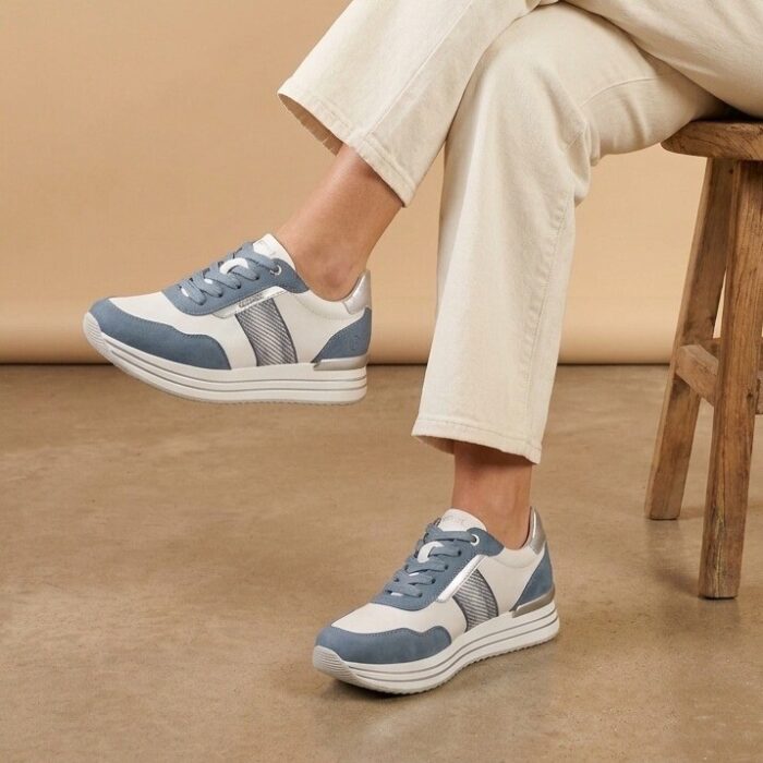 Remonte Sneakers blauw Synthetisch