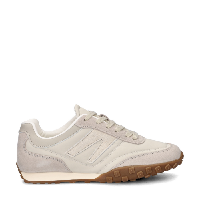 Nelson lage sneakers – Beige
