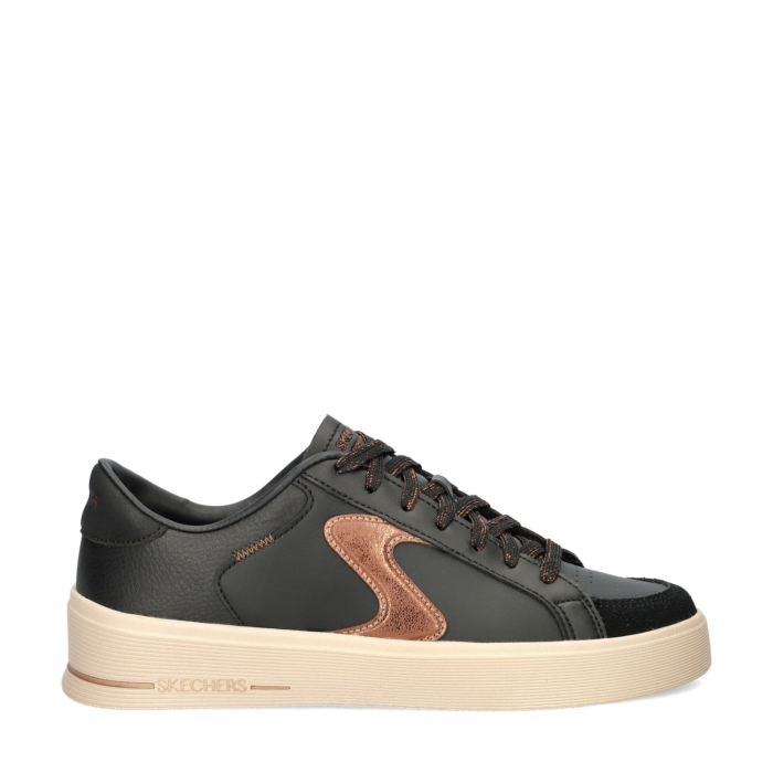 Skechers Hiland Quite Chic lage sneakers – Zwart