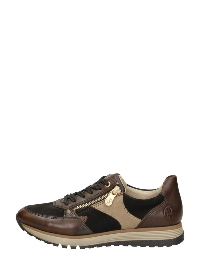 Rieker Sneakers Laag – Donkerbruin