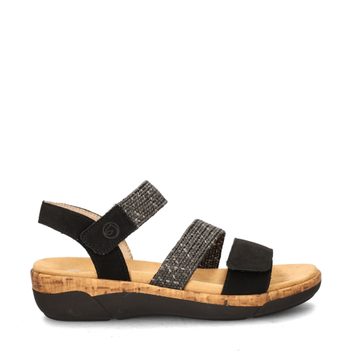 Remonte sandalen – Zwart
