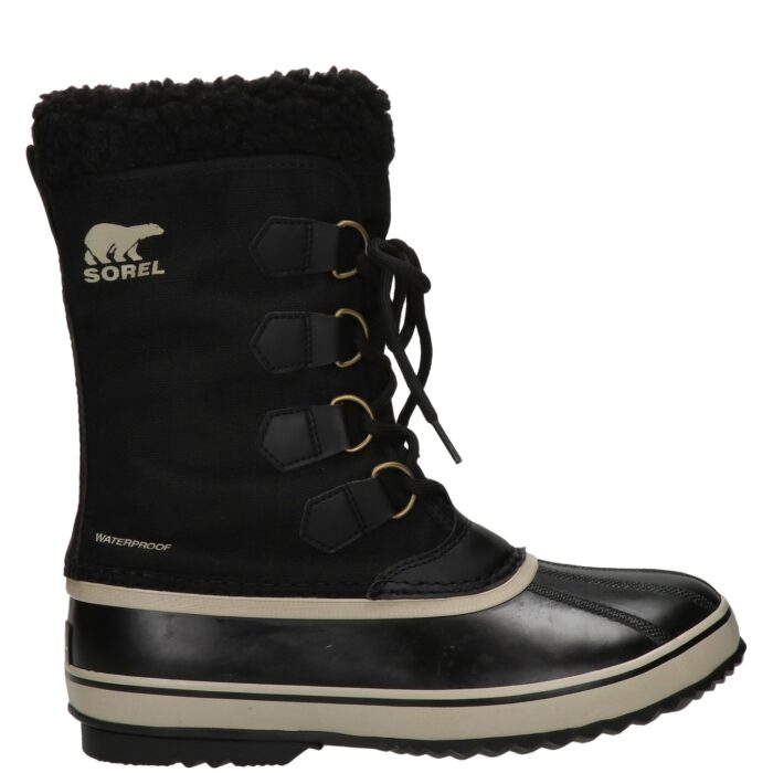 Sorel Pac Nylon snowboots – Zwart