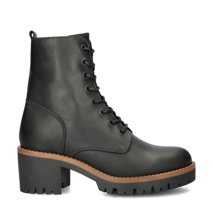 Nelson veterboots – Zwart