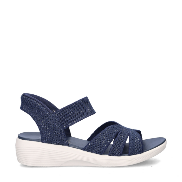 Skechers Hands Free Slip-In Arya sleehak – Blauw