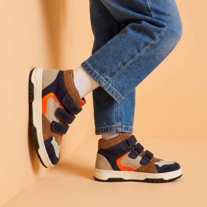 Muyters Sneakers blauw Leer