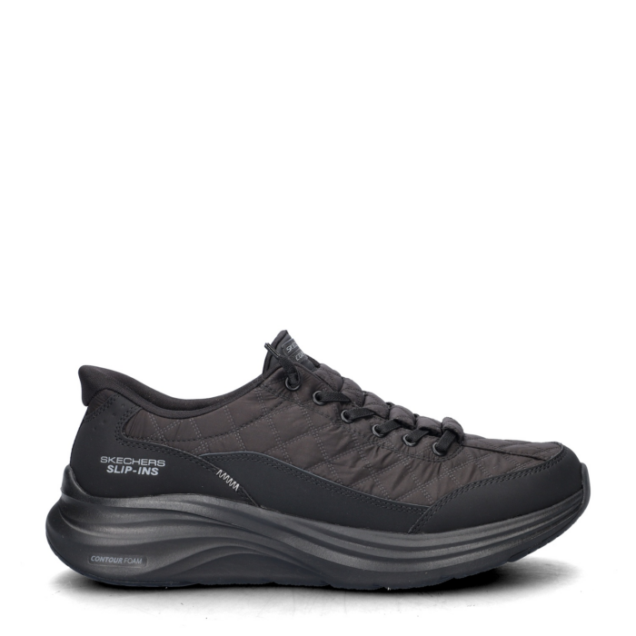 Skechers Hands Free Slip-Ins Contour lage sneakers – Zwart