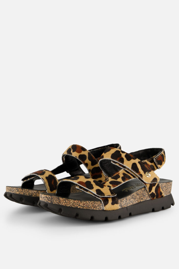 Panama Jack Panama Jack Selma Leopard Sandalen bruin Leer
