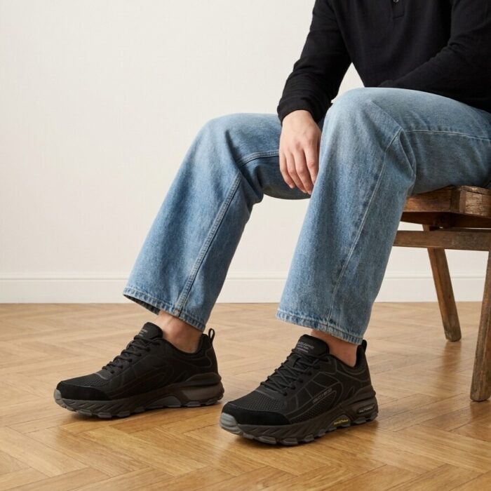 Skechers Max Protect Irongaurd Sneakers zwart