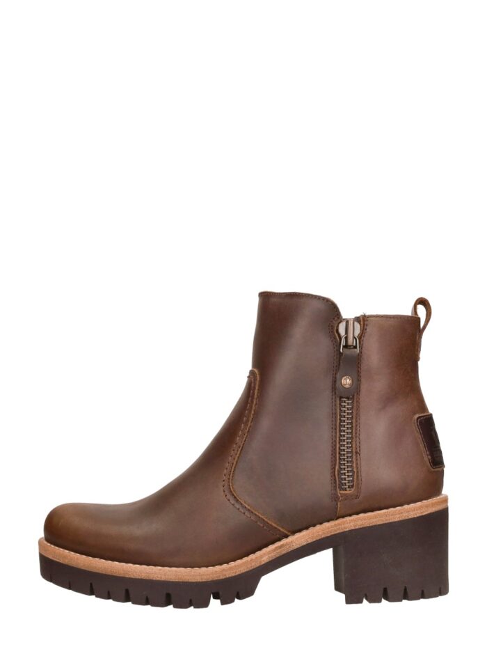 Panama Jack Pauline rits- & gesloten boots – Cognac