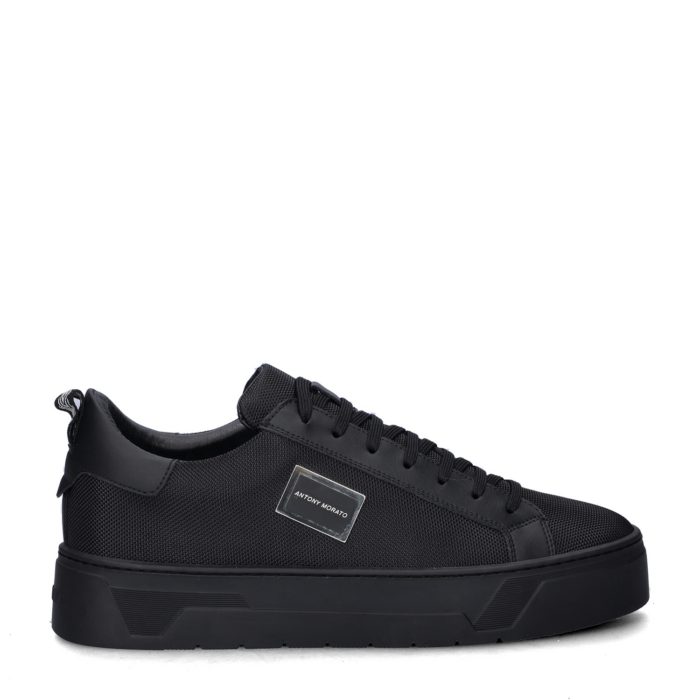 Antony Morato Metal Bold lage sneakers – Zwart