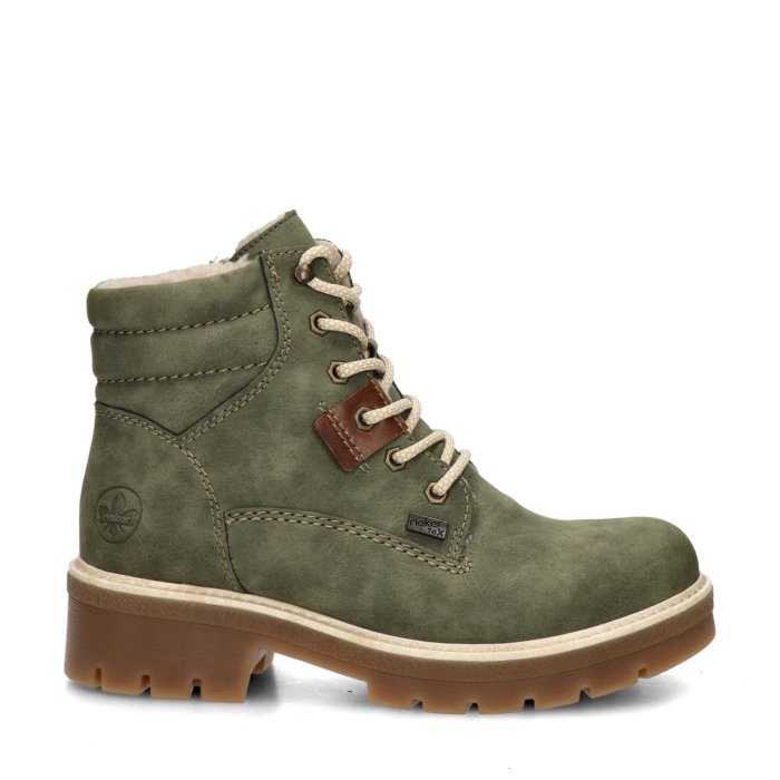 Rieker veterboots – Groen