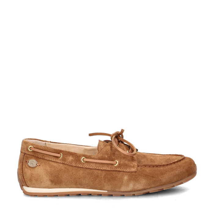Fred de la Bretoniere Uta Mocca mocassins & loafers – Cognac