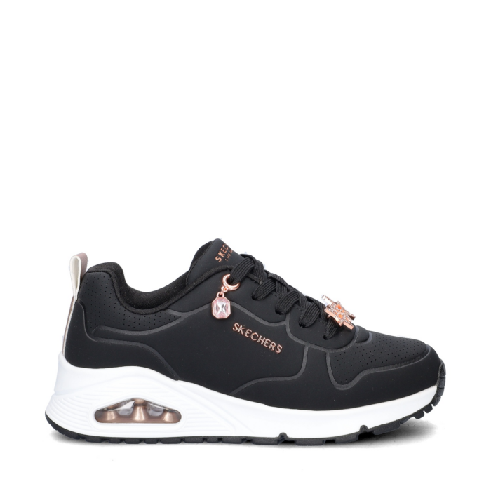 Skechers Uno Gen-1 lage sneakers – Zwart