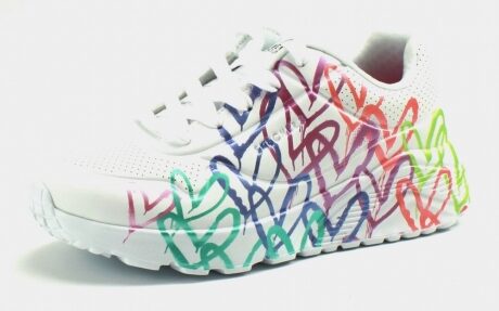 Skechers Wit SKR44 – Zwart,Wit