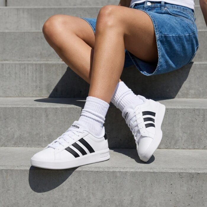 Adidas Grand Court 3.0 Sneakers wit