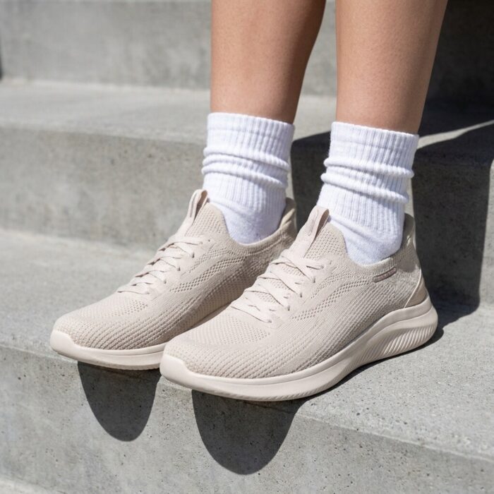 Skechers Slip-ins Ultra Flex 4.0 beige Textiel