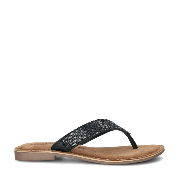 Lazamani slippers – Zwart