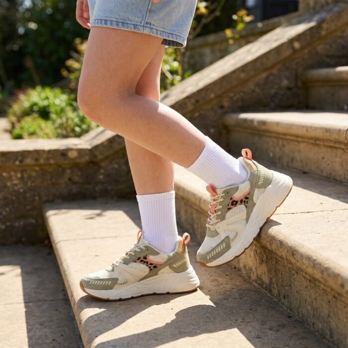 POSH by Poelman Posh Sneakers groen Synthetisch