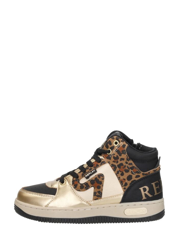 Replay Epic Jr. hoge sneakers – Zwart