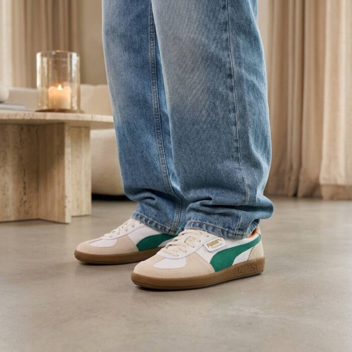Puma Palermo Lth Sneakers wit Suede