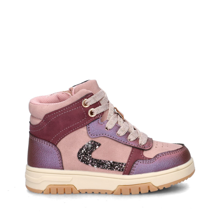 Nelson Kids hoge sneakers – Paars