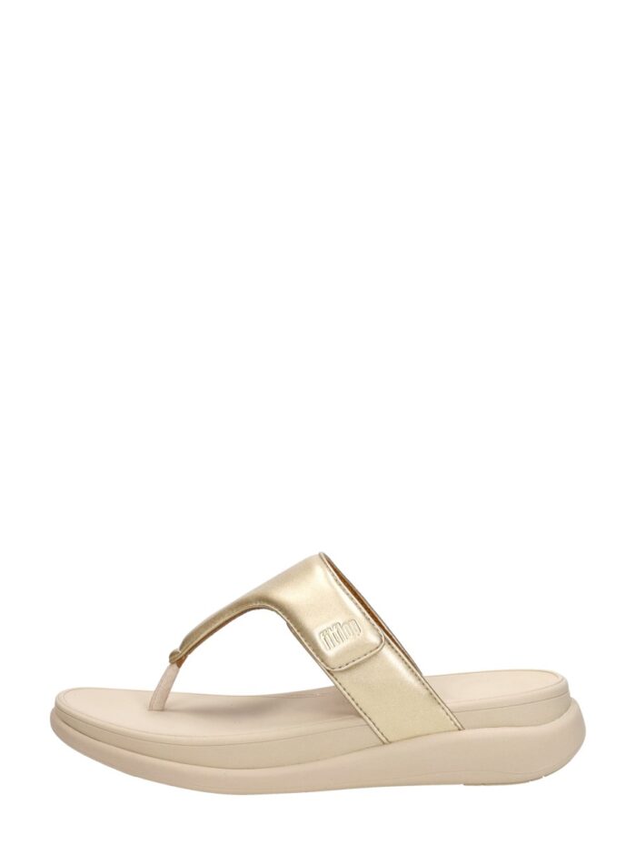 FitFlop F-mode Go Adjustable Flatform Sandals – Goudkleur