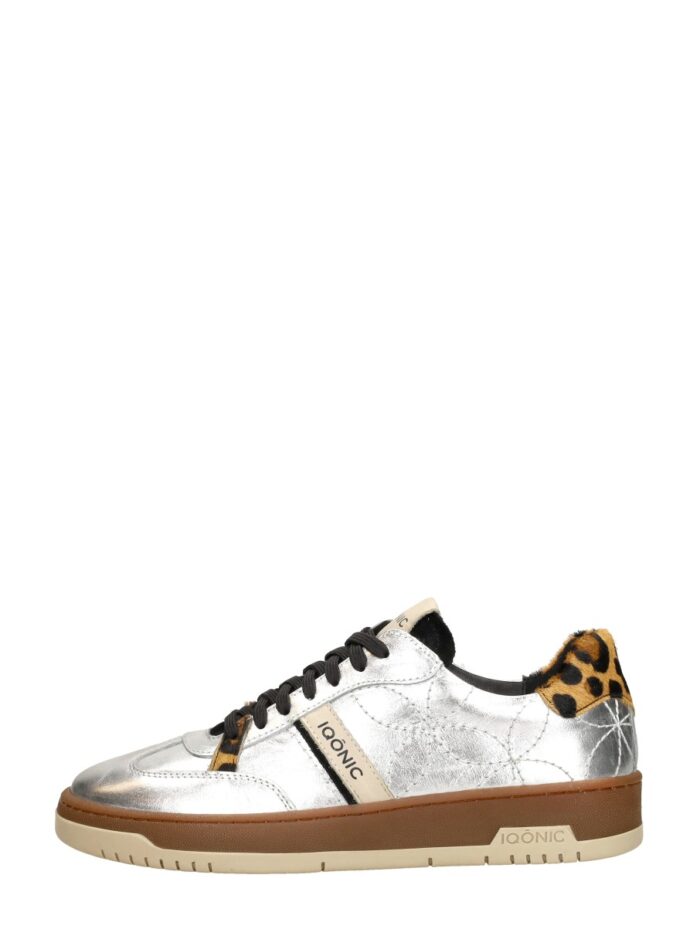 Iqonic Sneakers Laag Zilver – Zilverkleur
