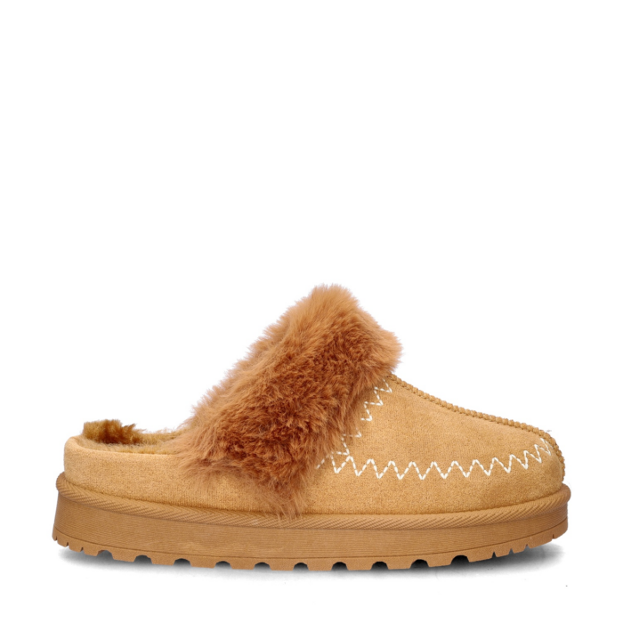 Nelson Home pantoffels – Cognac