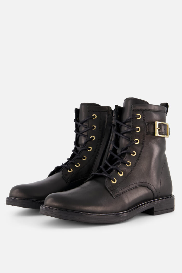Giga Veterboots zwart Leer