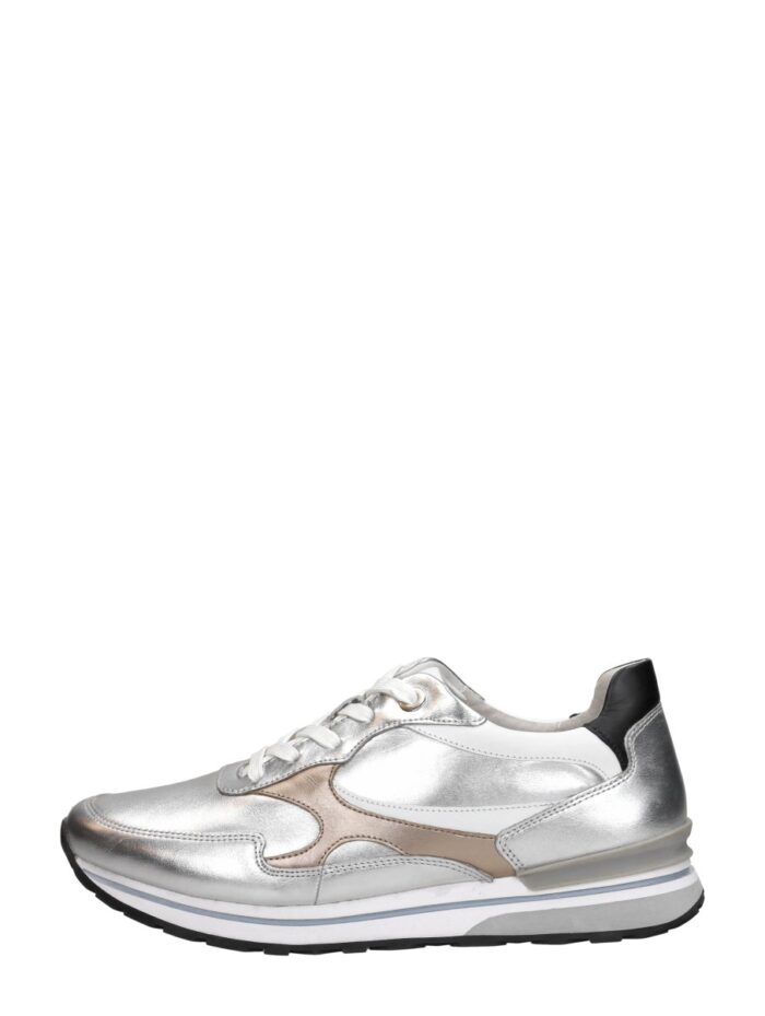 Gabor Sneakers Hoog Zilver – Zilverkleur