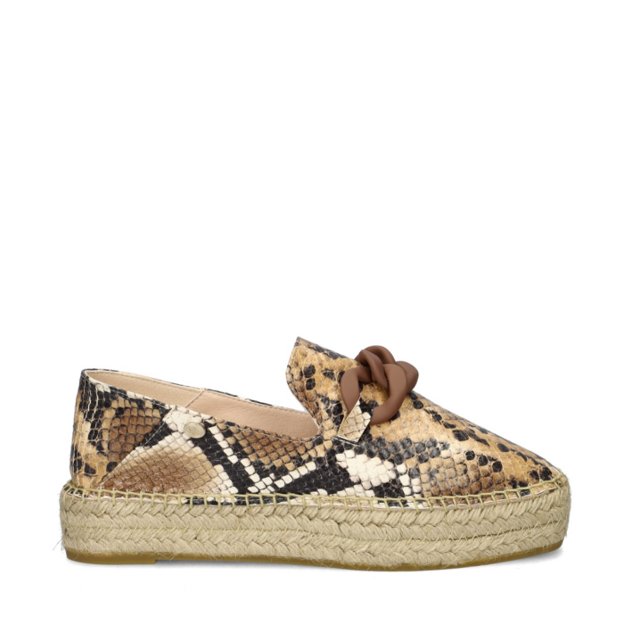 Fred de la Bretoniere June Chain espadrilles – Bruin