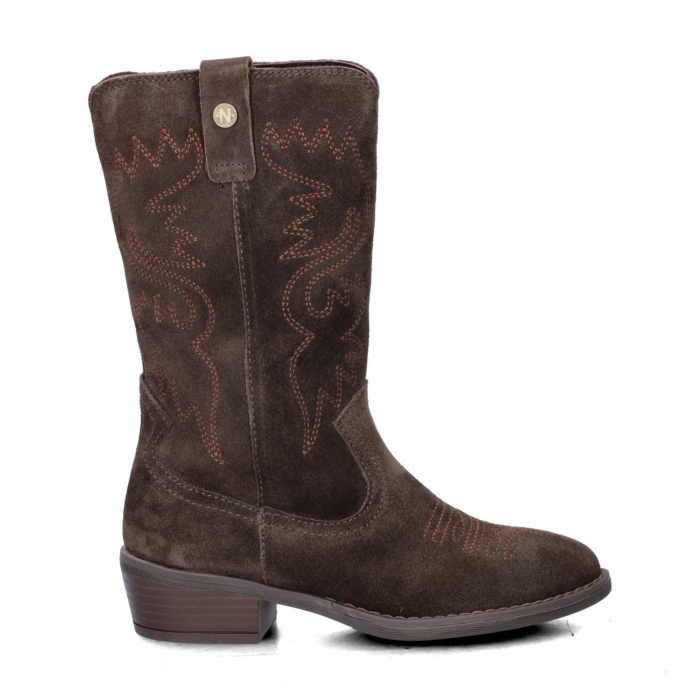 Nelson Kids Cowboylaars laarzen – Bruin