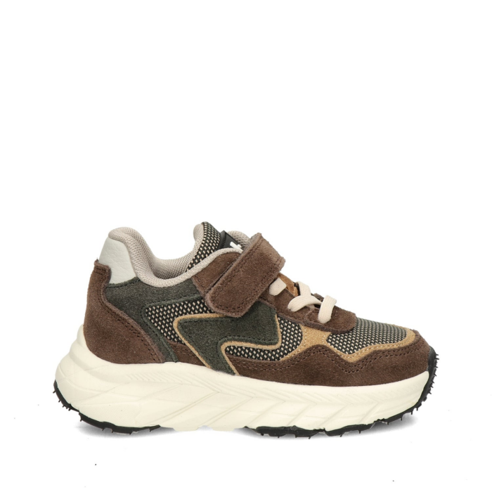 Nelson Kids lage sneakers – Bruin