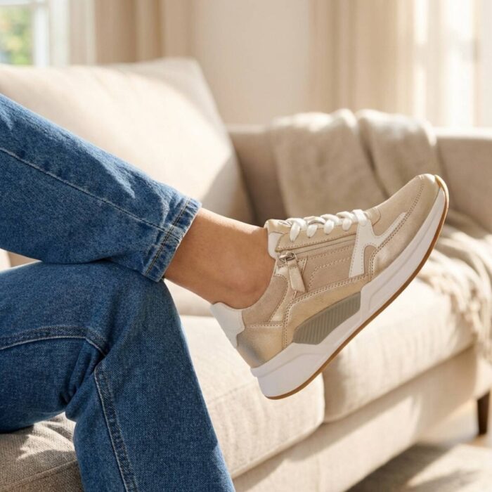 Gabor Rollingssoft Sneakers beige Suéde