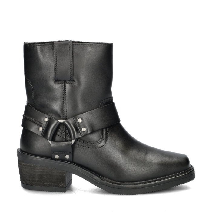Nelson bikerboots – Zwart