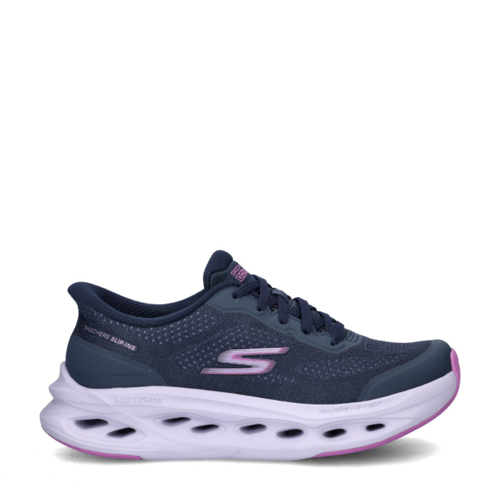 Skechers Hands Free Slip-In Max Cushioning Glide lage sneakers – Blauw