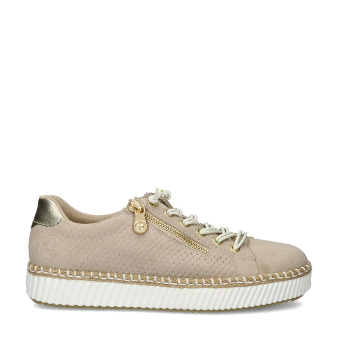Rieker lage sneakers – Beige