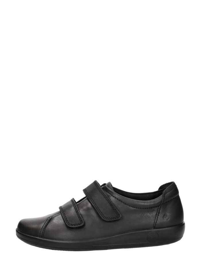 ECCO Soft 2.0 lage sneakers – Zwart