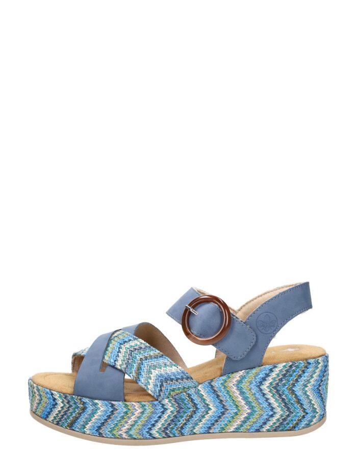 Rieker Sandalen Hak – Blauw