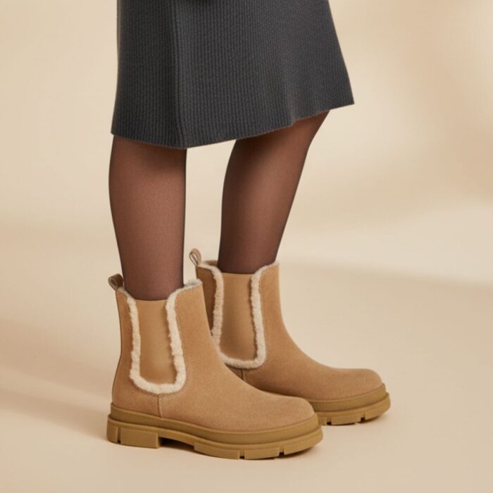 Muyters Chelsea boots cognac Suede
