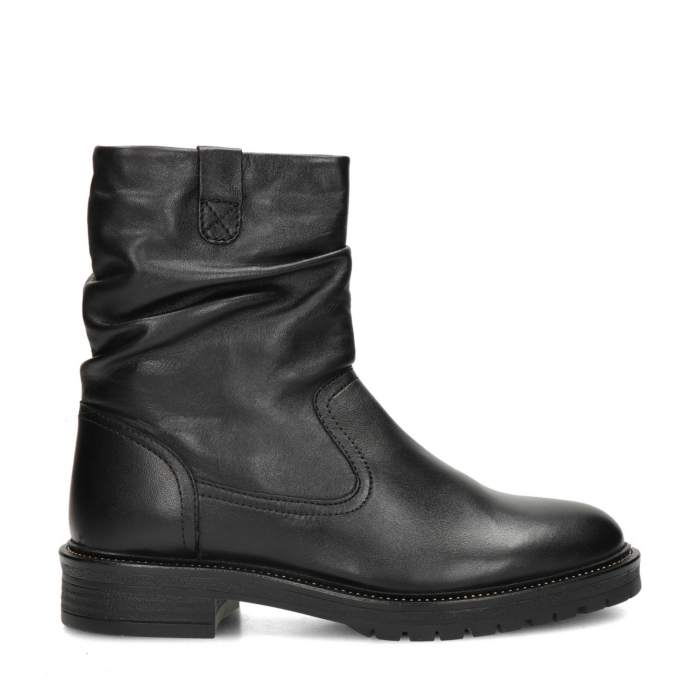 Nelson rits- & gesloten boots – Zwart