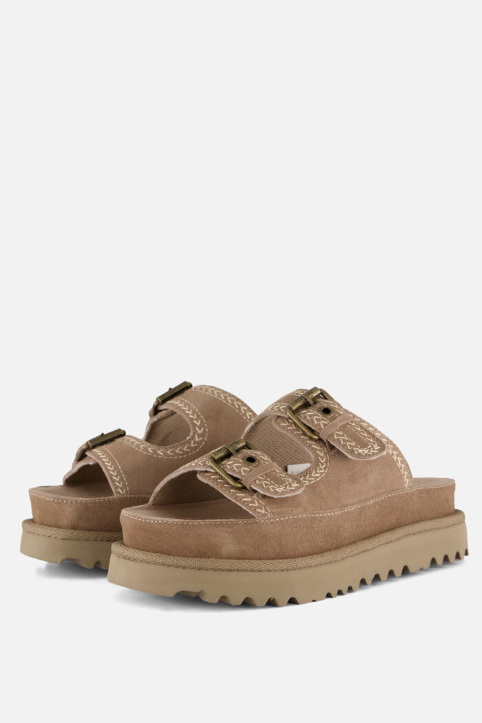 Warmbat Balgarup Exclusief Slippers taupe Suède