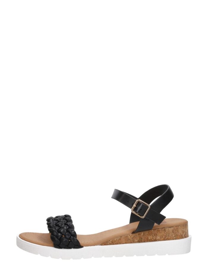 Sub55 Sandalen Hak – Zwart