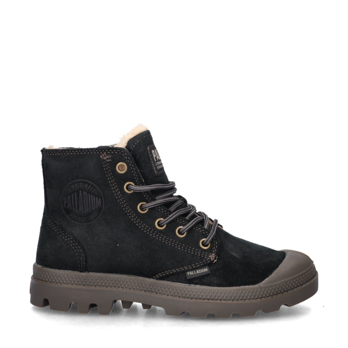 Palladium Pampa Zip WL Pilot gevoerde boots – Zwart