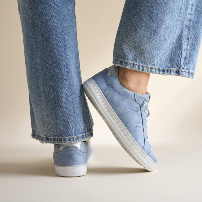 s.Oliver Sneakers blauw Textiel