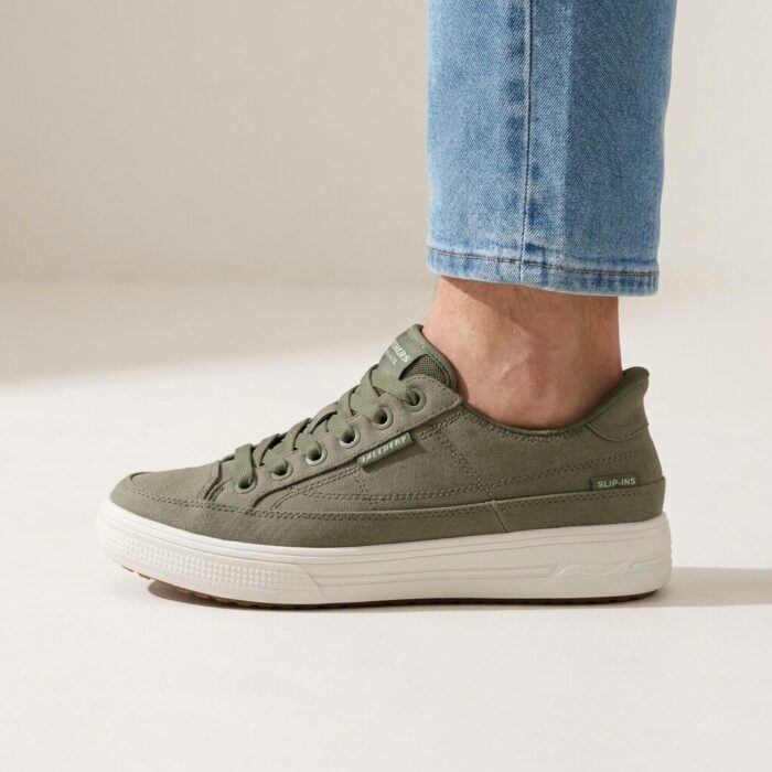 Skechers Slip-Ins Arch Fit Arcade Instappers groen