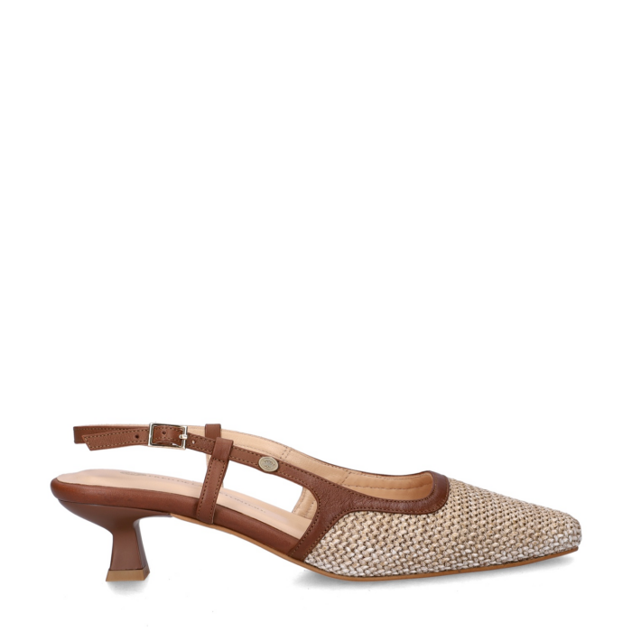 Fred de la Bretoniere Carly Sling pumps – Beige