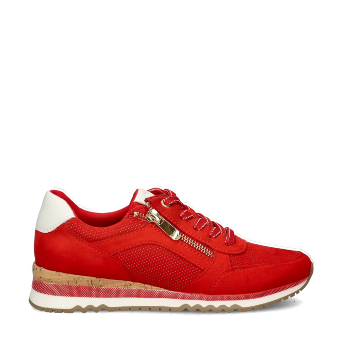 Marco Tozzi lage sneakers – Rood