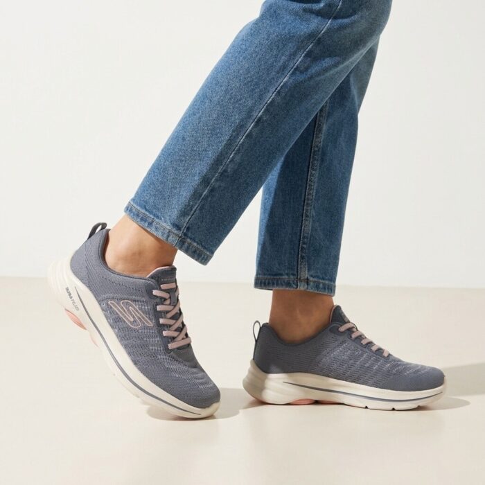 Skechers Sneakers blauw Textiel