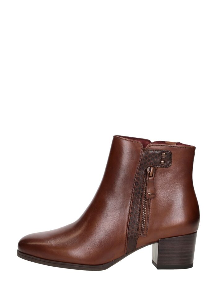tamaris Enkellaarsjes Hak – Cognac
